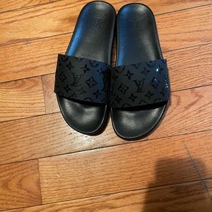 COPY - Louis Vuitton Black monogram Slippers